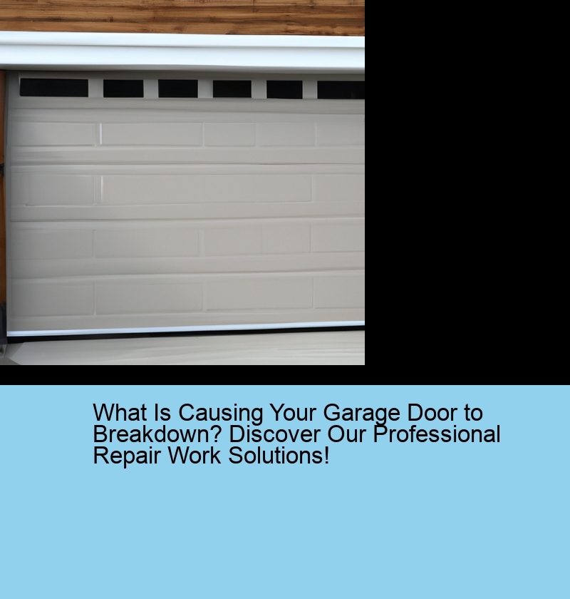 What Is Causing Your Garage Door to Breakdown? Discover Our Professional Repair Work Solutions!