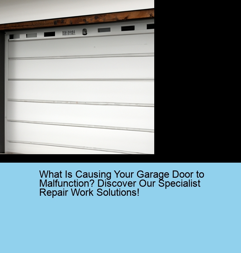 What Is Causing Your Garage Door to Malfunction? Discover Our Specialist Repair Work Solutions!