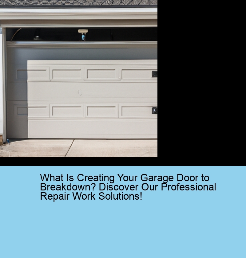 What Is Creating Your Garage Door to Breakdown? Discover Our Professional Repair Work Solutions!